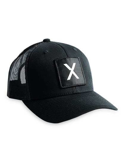 X Cap Trucker Black Limited Edition